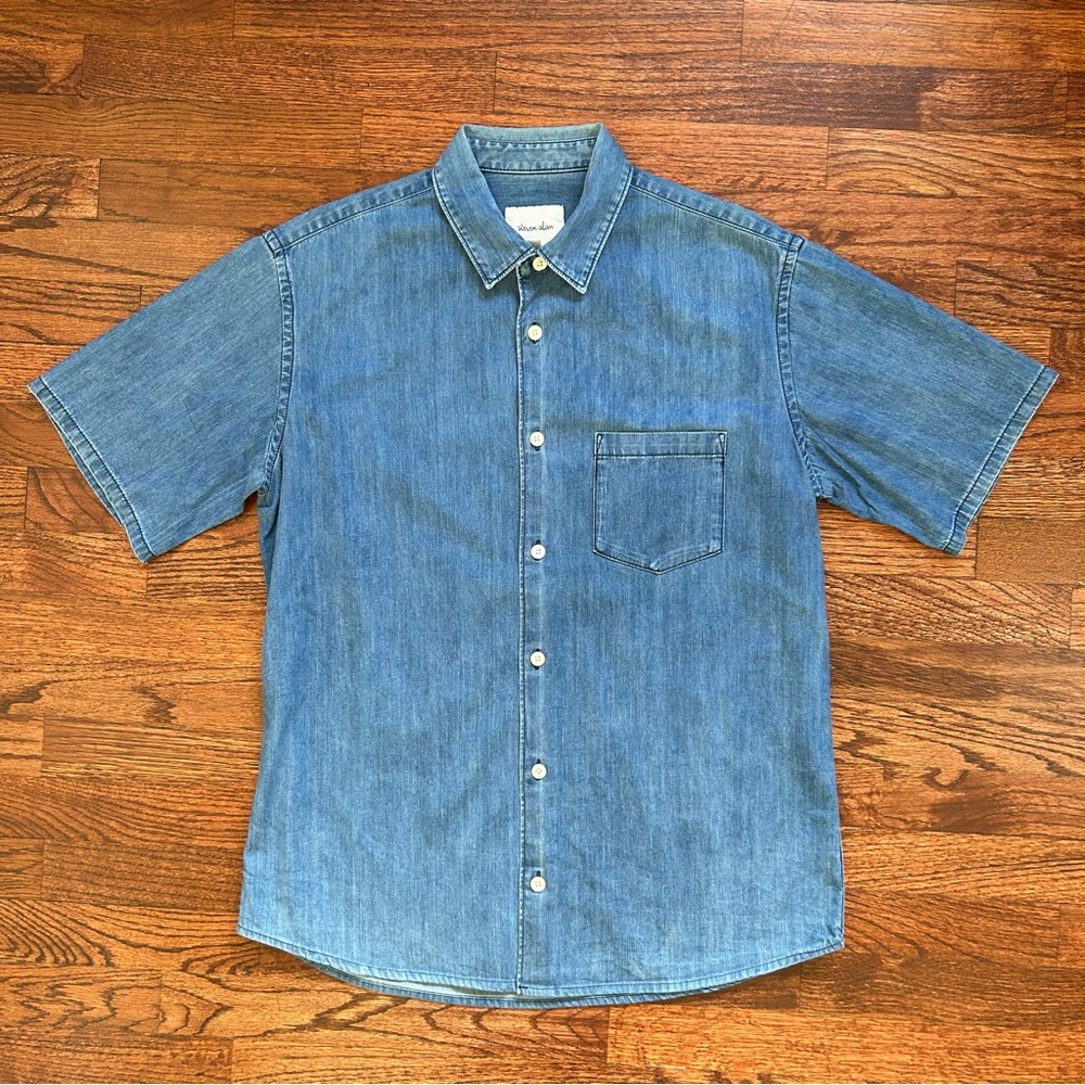 Steven Alan Chambray Button Down - image 3